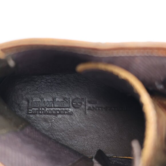 Timberland City 6" Earthkeepers Men's 11 Side Zip Boots Brown Leather Cap Toe - Picture 9 of 10